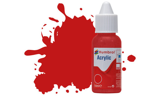 HUMBROL DB0220 Farba akrylowa 14 ml - 220 Italian Red - Gloss