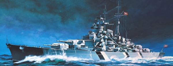 ACADEMY 14219 Pancernik Tirpitz 1:800
