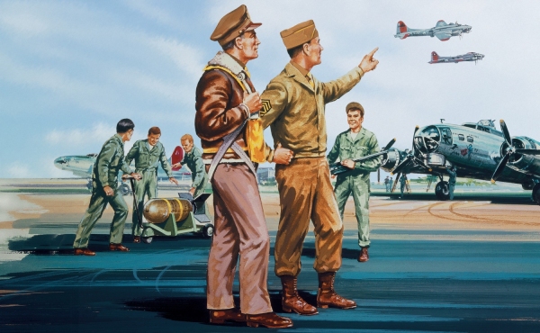 AIRFIX 00748V USAAF Personnel - 1:76