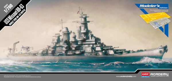 ACADEMY 14223 BB-63 USS Missouri 1:700 Edycja specjalna