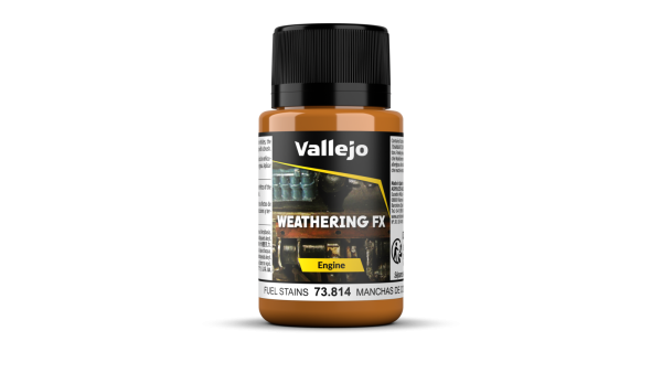 VALLEJO 73814 Weathering Effects 40 ml. Fuel Stains