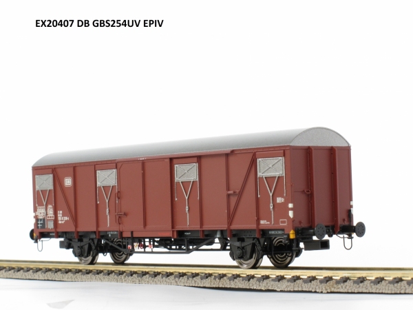Exact-Train EX20407 Wagon towarowy kryty Gbs 254 uv, DB, Ep. IV