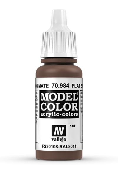 Vallejo 70984 Model Color 70984 140 Flat Brown