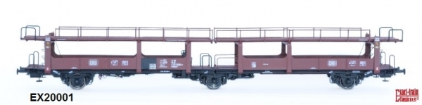 Exact-Train EX20001 Wagon do transportu samochodów Laekkms 542, 21 RIV 80 DB 426 5 096-8, DB, Ep. IV