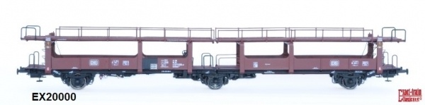 Exact-Train EX20000 Wagon do transportu samochodów Laekkms 542, 21 RIV 80 DB 426 5 326-9, DB, Ep. IV