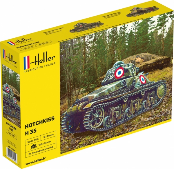 HELLER 81132 Lekki czołg Hotchkiss H35 - 1:35