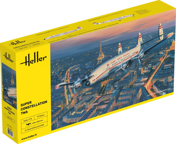 HELLER 82391 Lockheed L-1049 Super Constellation TWA - 1:72