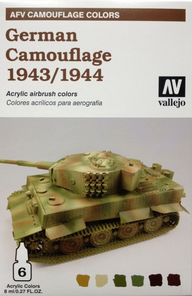 VALLEJO 78414 AFV Camouflage System: German Camo 1943/1944 (6)