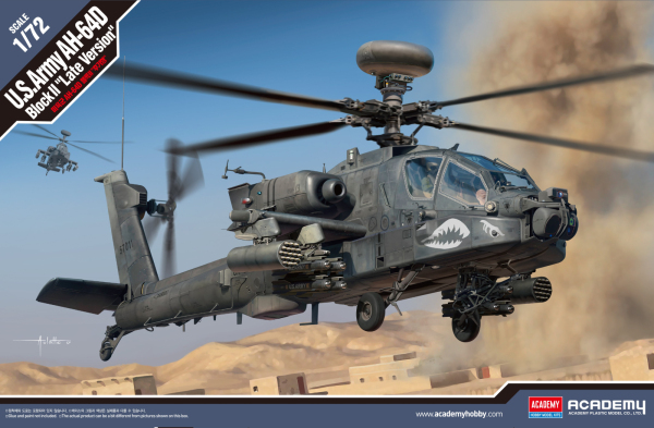 ACADEMY 12551 AH-64D Block II Late Ver. US Army 1:72