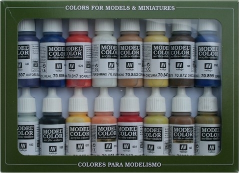 VALLEJO 70147 Model Color Zestaw 16 farb - American Colonial