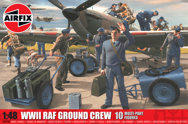 AIRFIX A04702 WWII RAF Ground Crew - 1:48 (Nowość 2025)