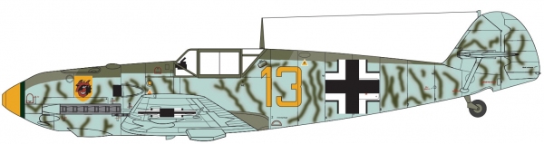 AIRFIX 01008A Messerschmitt Bf109E-4 - 1:72
