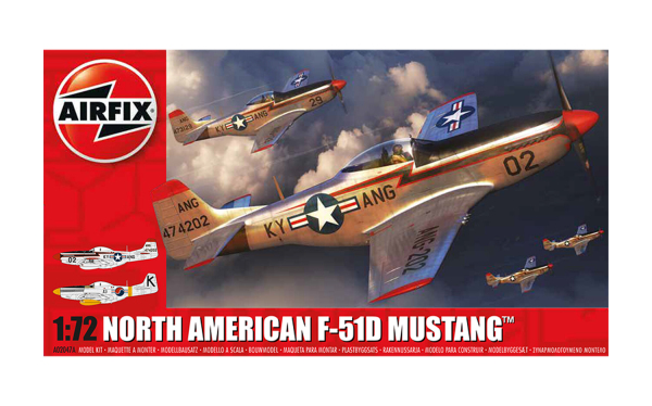 AIRFIX 02047A North American F-51D Mustang - 1:72