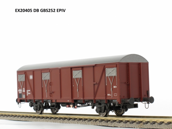 Exact-Train EX20405 Wagon towarowy kryty Gbs 252, DB, Ep. IV