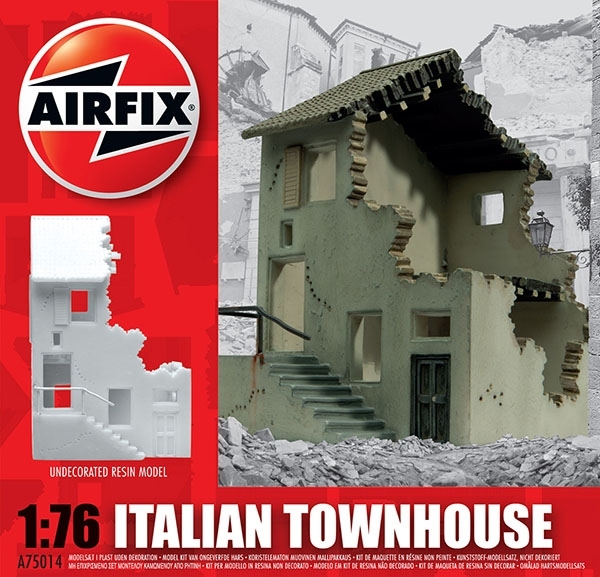 AIRFIX 75014 Ruiny budynku WWII - Dom miejski - Włochy - 1:76