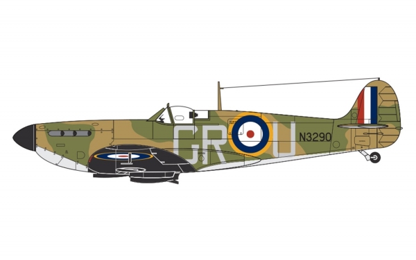 AIRFIX 01071B Supermarine Spitfire MkIa - 1:72