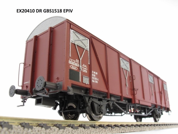 Exact-Train EX20410 Wagon towarowy kryty Gbs 1518, DR, Ep. IV