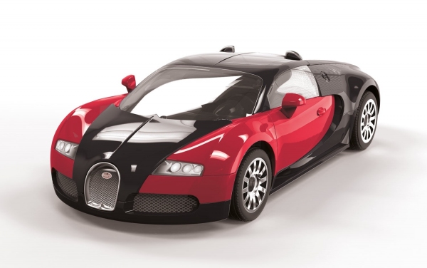 Airfix J6020 Quickbuild - Bugatti Veyron Black/Red