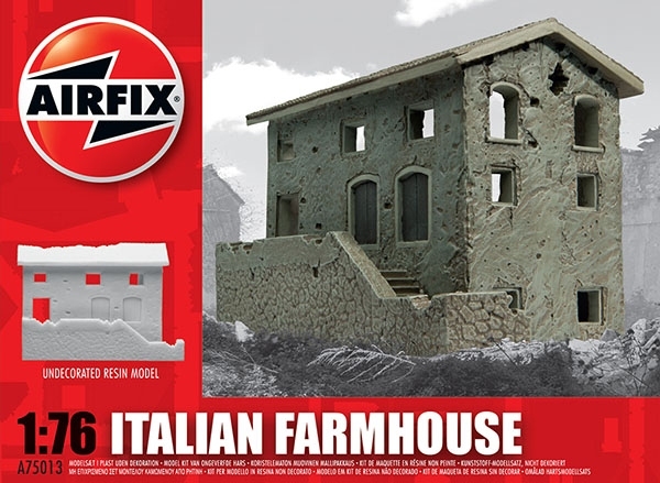 AIRFIX 75013 Ruiny budynku WWII - Dom wiejski - Włochy - 1:76