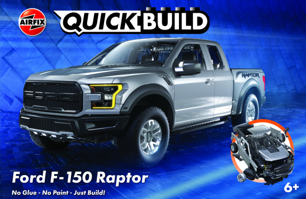 AIRFIX J6053 Quickbuild - Ford F-150 Raptor - Grey