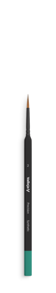 VALLEJO B03002 - Pędzel - Precision - Round Synthetic Brush, Triangular Handle No. 2