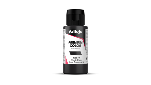 VALLEJO 62079 Premium Color 079-60 ml. Candy Black