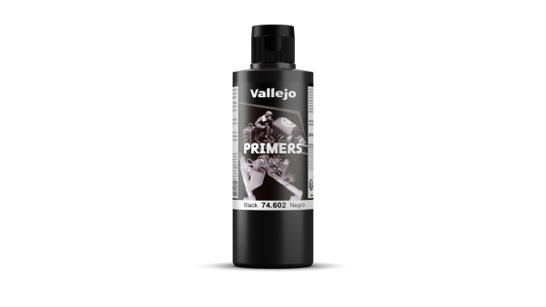 VALLEJO 74602 Surface Primer 200 ml. Black
