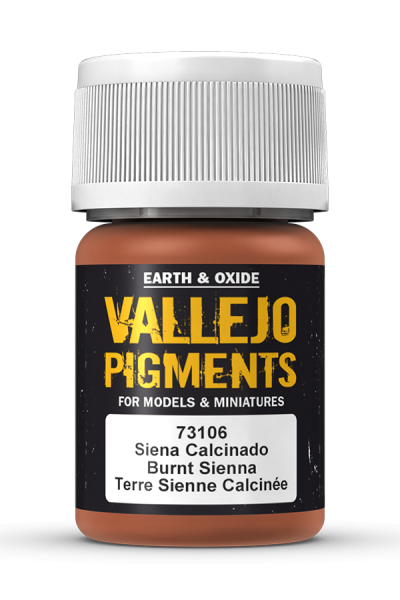 Vallejo 73106 Pigment 73106 Burnt Sienna