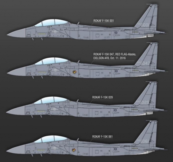 ACADEMY 12554 F-15K Slam Eagle ROKAF 1:72