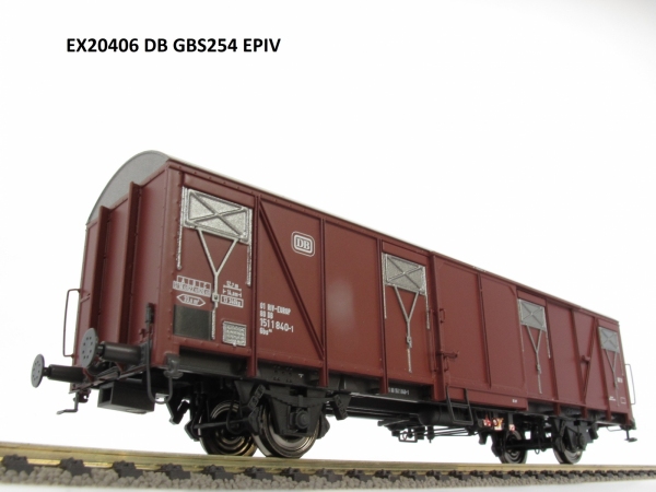 Exact-Train EX20406 Wagon towarowy kryty Gbs 254, DB, Ep. IV