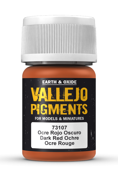 Vallejo 73107 Pigment 73107 Dark Red Ochre