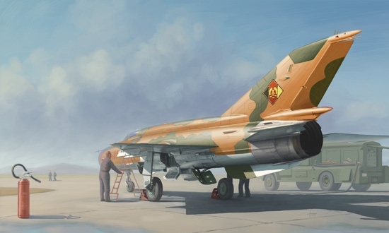 TRUMPETER 02863 Mig-21 MF Fighter (polskie malowanie) - 1:48