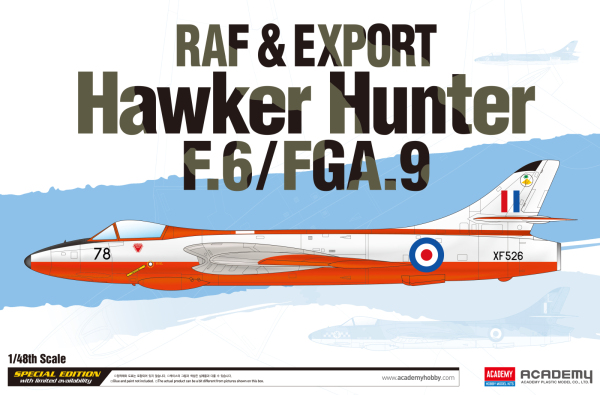 ACADEMY 12312 F.6/FGA.9 Hawker Hunter 1:48