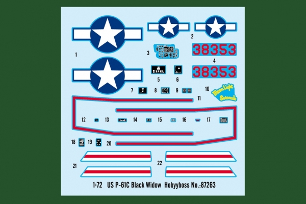 HOBBY BOSS 87263 US P-61C Black Widow - 1:72