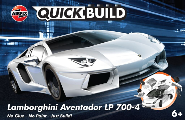 AIRFIX J6019 Quickbuild - Lamborghini Aventador LP700-4 White