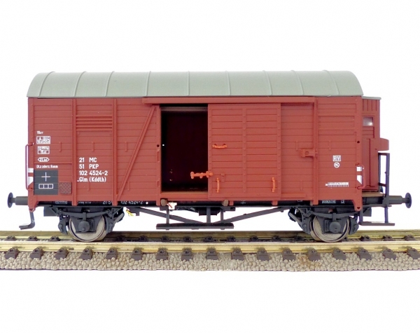 Exact-Train EX20288 Wagon towarowy kryty Oppeln (Blechdach) bremserhaus .Glm(Kddt), PKP, Ep. IV