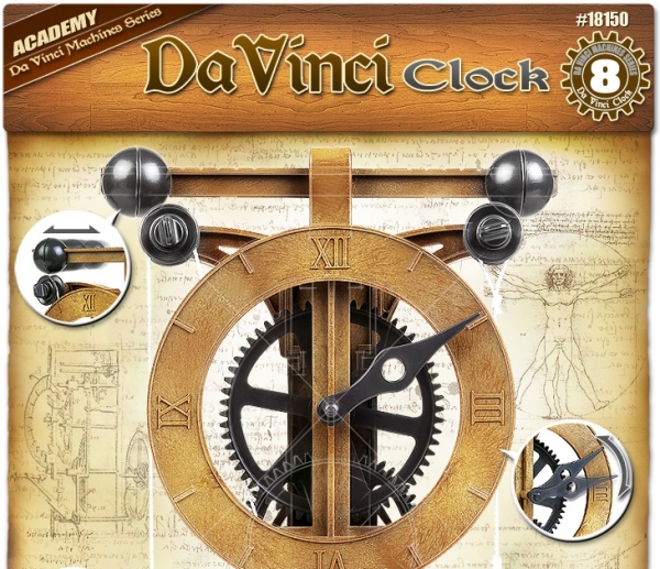 ACADEMY 18150 da Vinci - Zegar