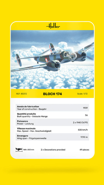 HELLER 80312 Bloch 174 - 1:72