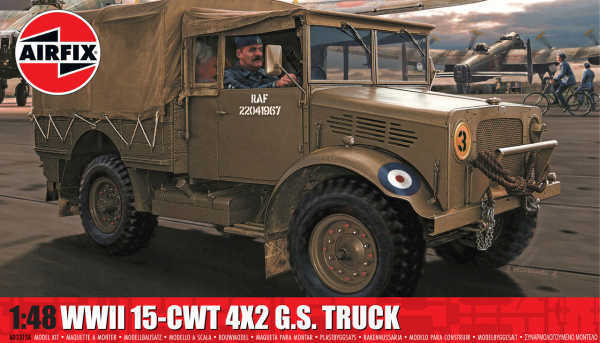 AIRFIX A03313A WWII RAF 15-cwt 4 x 2 G.S. Truck - 1:48 (Nowość 2025)