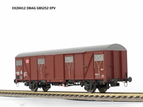 Exact-Train EX20412 Wagon towarowy kryty Gbs 252, DB, DB AG, Ep. V