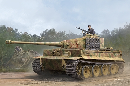 TRUMPETER 09539 Czołg Pz.Kpfw.VI Ausf.E Sd.Kfz.181 Tiger I z zimmeritem - 1:35