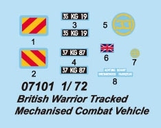 TRUMPETER 07101 Brytyjski transporter opancerzony Warrior - 1:72