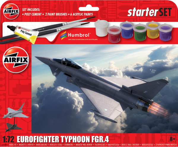 AIRFIX A55016 Starter Set - Eurofighter Typhoon FGR.4 - 1:72 (Nowość 2025)