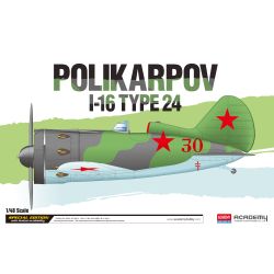 ACADEMY 12314 Polikarpov I-16 type 24 Limited 1:48