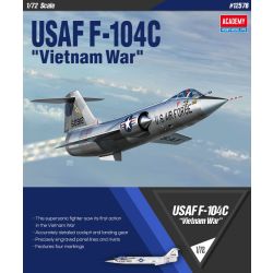 ACADEMY 12576 USAF F-104C Vietnam War - 1:72