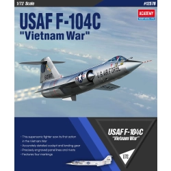 ACADEMY 12576 USAF F-104C Vietnam War - 1:72