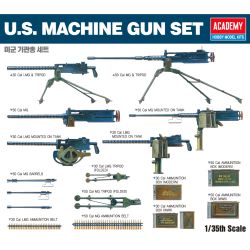 ACADEMY 13262 U.S. Machine Gun Set 1:35
