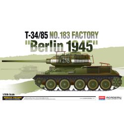 ACADEMY 13295 T-34/85 No.183 Factory Berlin 1945 1:35