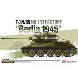 ACADEMY 13295 T-34/85 No.183 Factory Berlin 1945 1:35