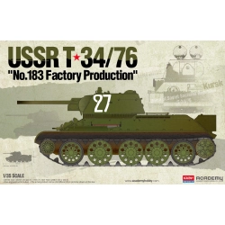 ACADEMY 13505 T-34/76 No.183 Factory 1:35